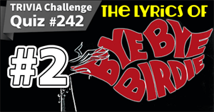 242. The Lyrics of Bye Bye Birdie #2